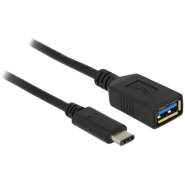 Adapter USB-C > USB3.1 (ST-BU) 0,15m DeLOCK Black