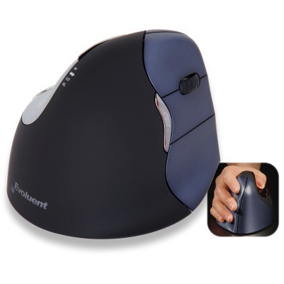 Evoluent Vertical Mouse 4 right hand/6 buttons/wireless