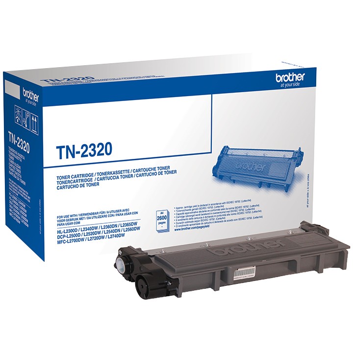 TON Brother Toner TN-2320 Schwarz bis zu 2.600 Seiten nach ISO/IEC 19752