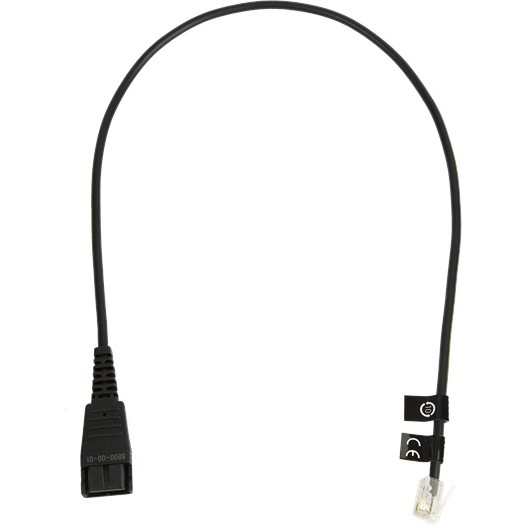 Jabra Cable w/ QD to RJ10 Plug