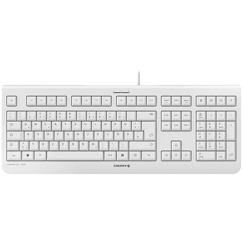 Cherry KC1000 USB grey QWERTZ DE