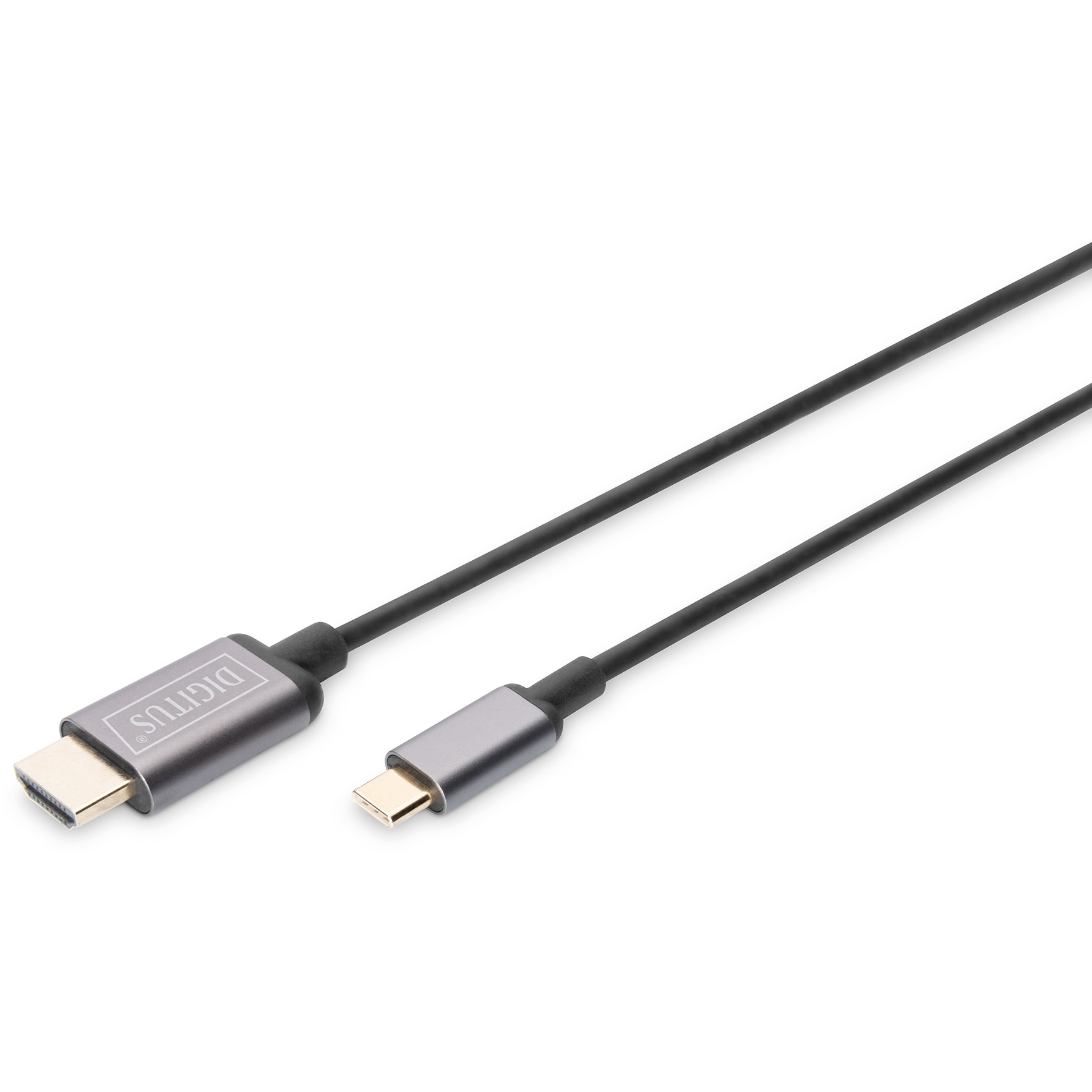 Digitus USB-C > HDMI (ST-ST) 1,8m Adapterkabel 4K UHD 30Hz Black