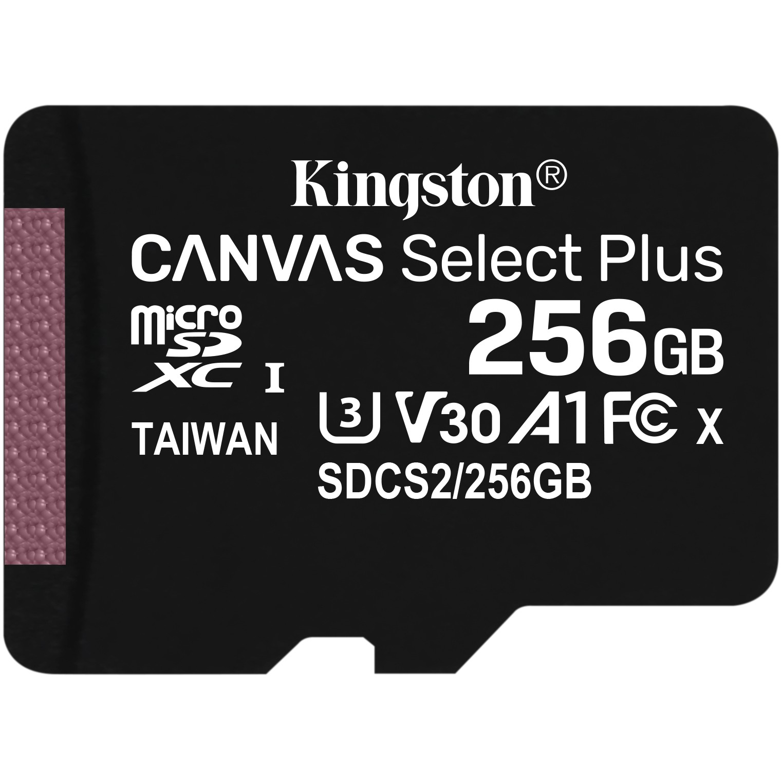 256GB Kingston Canvas Select Plus microSDXC 100MB/s