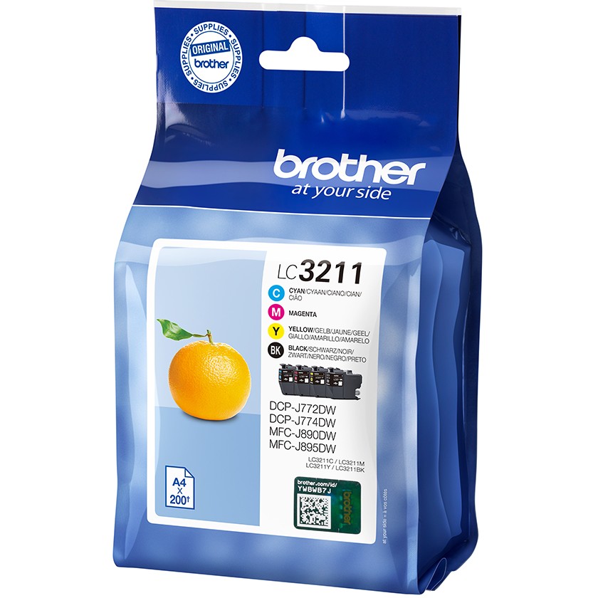 TIN Brother Tinte LC-3211 Value Pack (BK/C/M/Y)