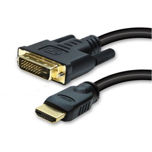 DVI-D 24+1 > HDMI (ST-ST) 1m Adapterkabel Schwarz