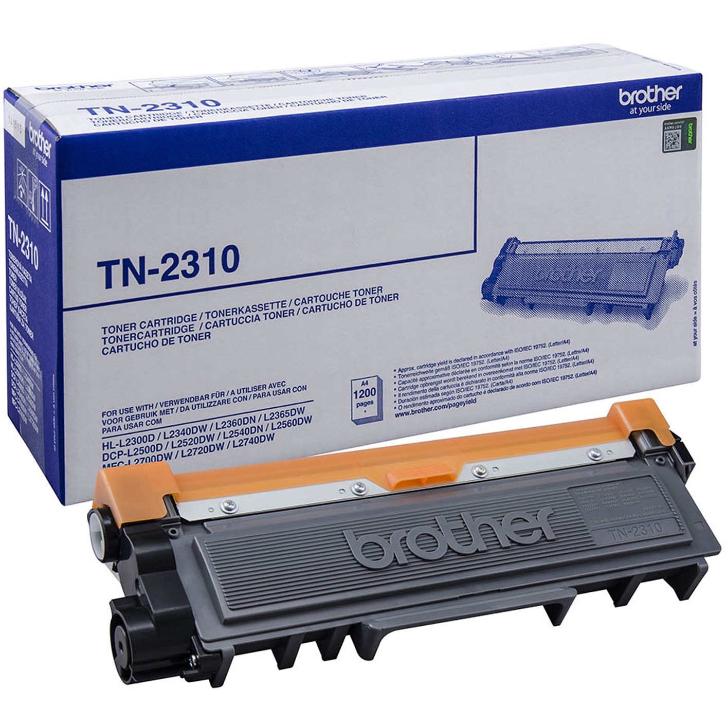 TON Brother Toner TN-2310 Schwarz bis zu 1.200 Seiten nach ISO/IEC 19752
