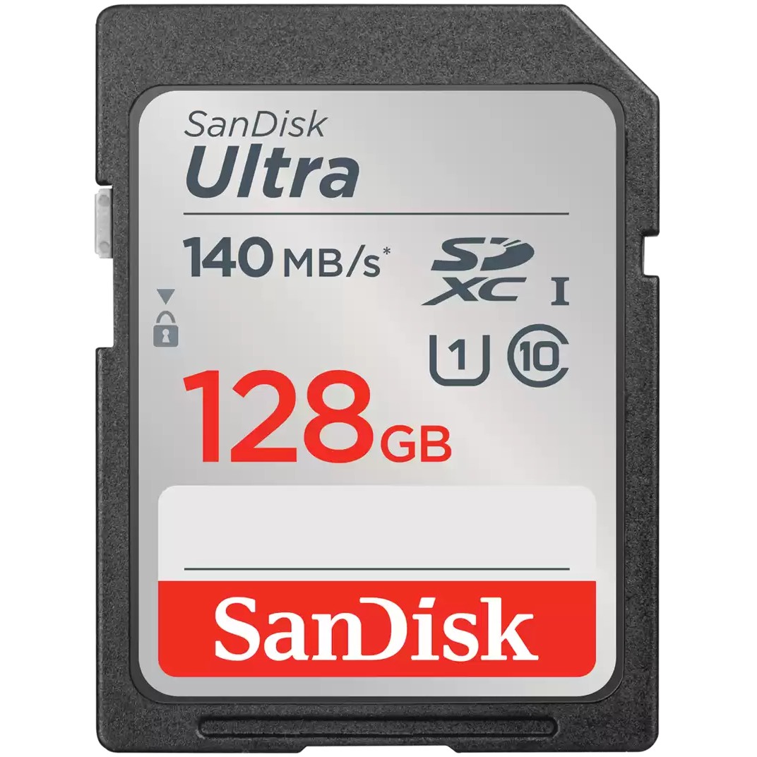 128GB SanDisk Ultra SDXC 140MB/s