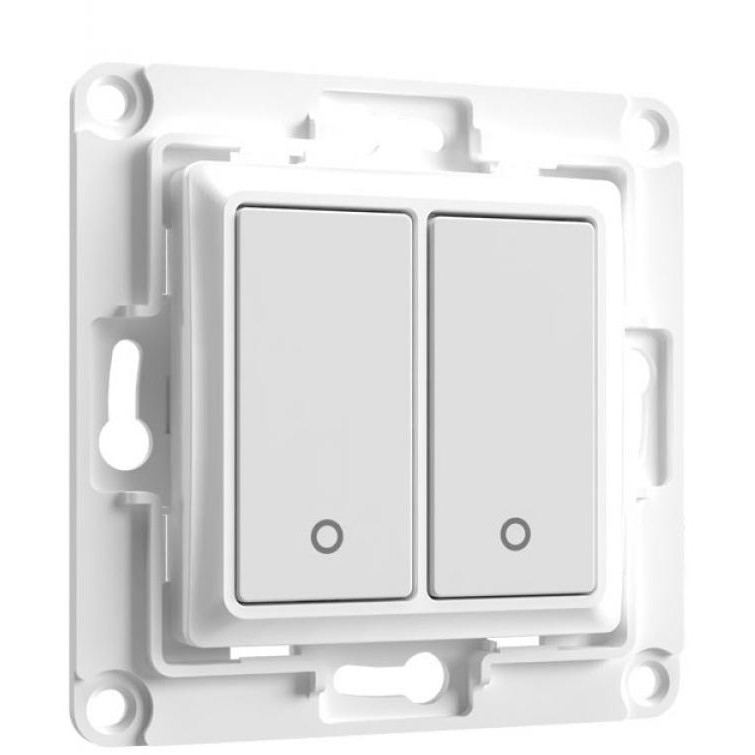 Home Shelly Accessories "Wall Switch 2" Wandtaster 2-fach Weiß
