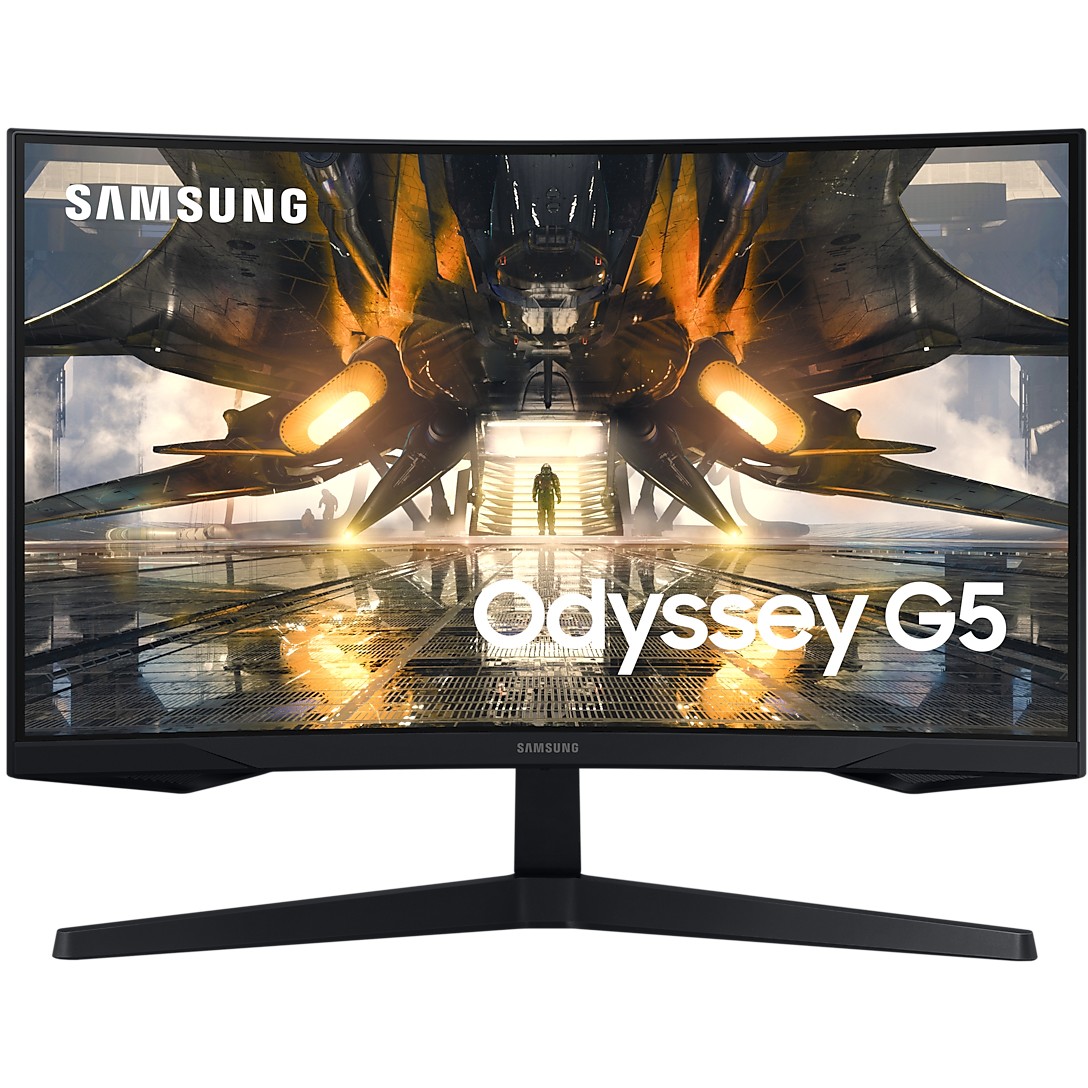 68cm/27" (2560x1440) Samsung LS27AG550EPXEN Gaming Odyssey G5 165 Hz 1ms HDR10 HDMI DP Black