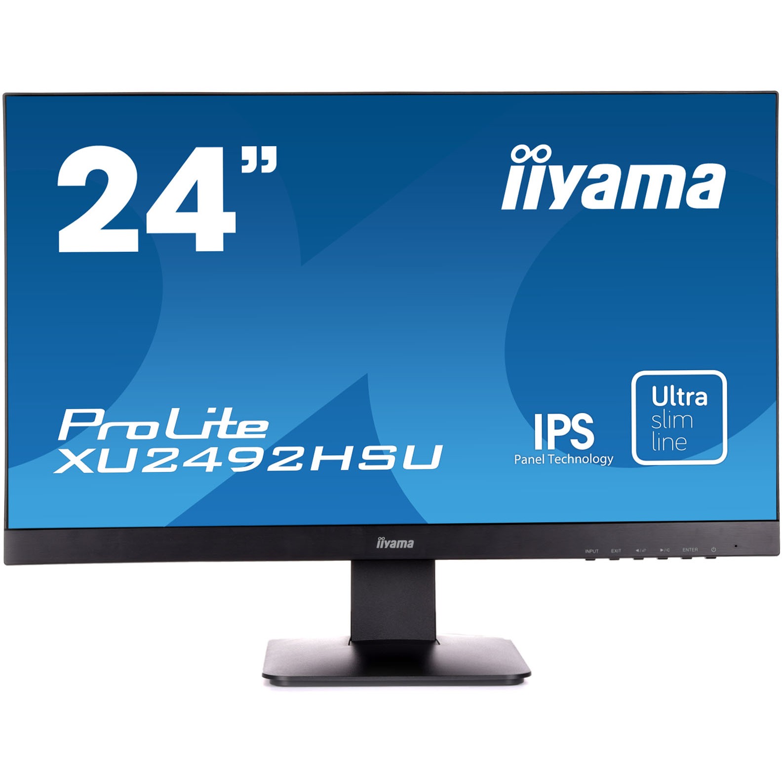 60,5cm/ 23,8" (1920x1080) Iiyama ProLite XU2492HSU-B1 Full HD IPS 5ms HDMI DP LS black