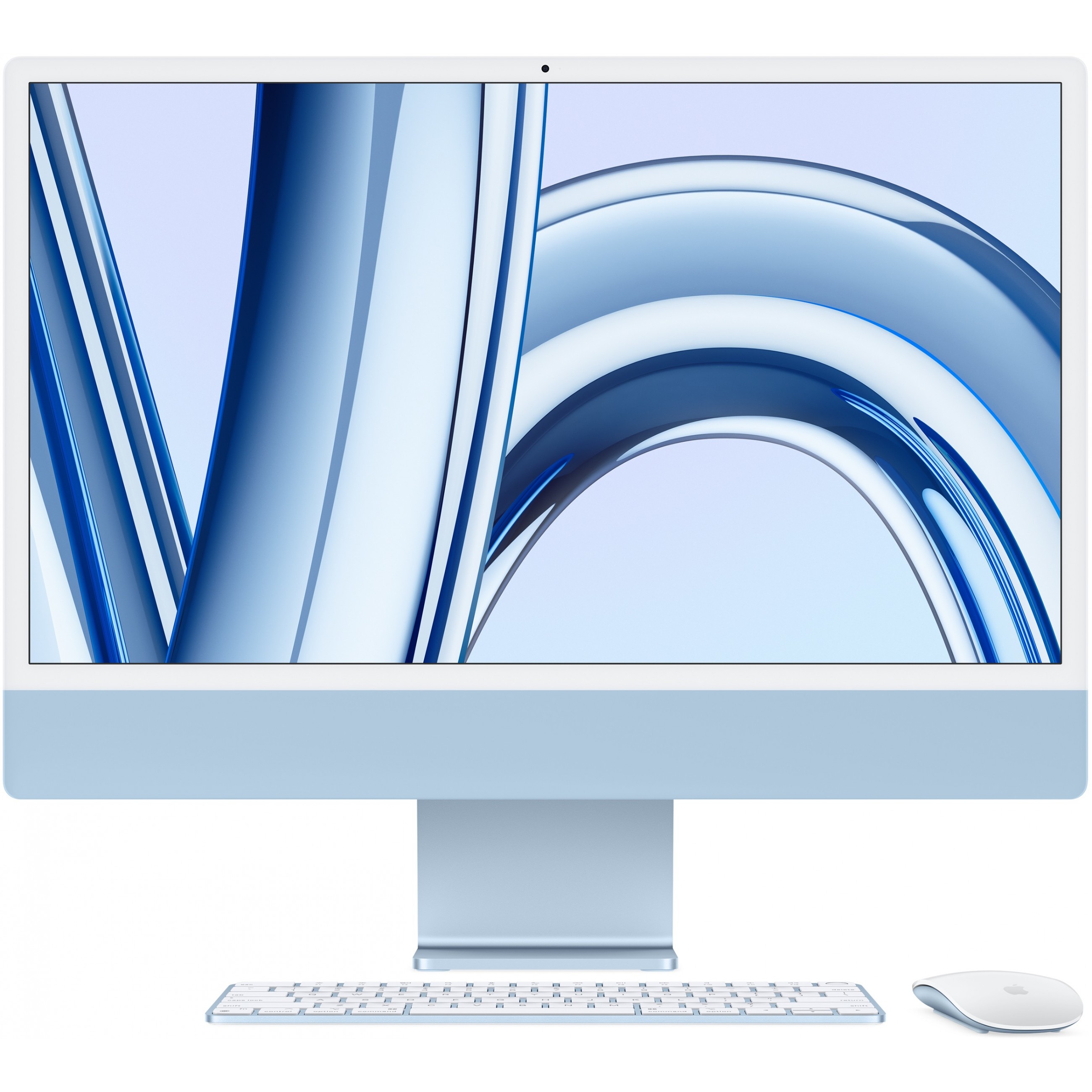 Apple 24-inch iMac with Retina 4.5K display: Apple M3 chip with 8-core CPU and 10-core GPU (8GB/256GB SSD) - Blue