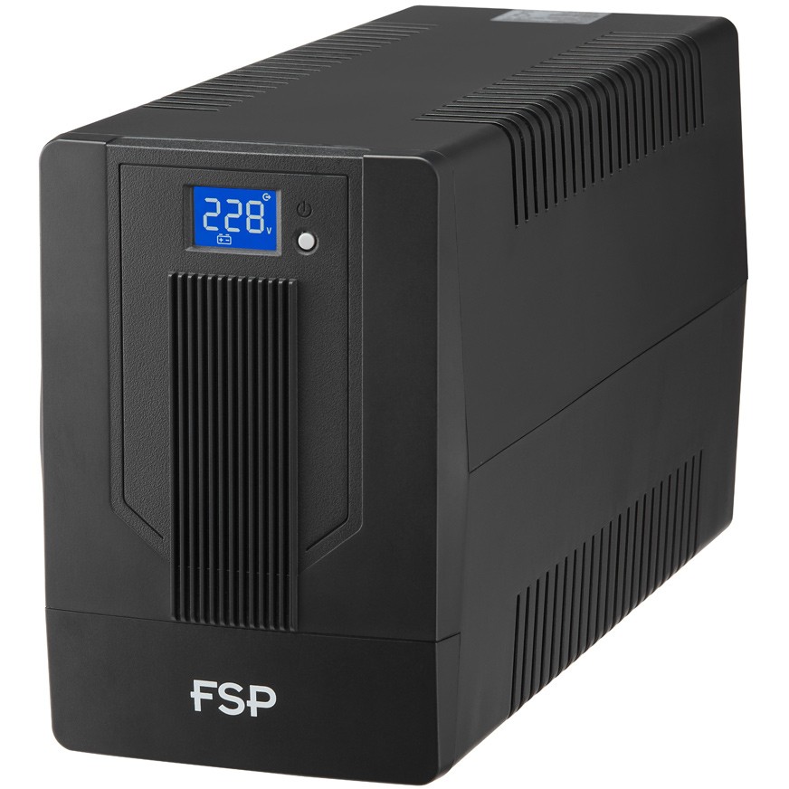 FSP iFP1000 Line-interactive UPS Tower 1000VA 600W 2xSCHUKO 2xIEC LCD