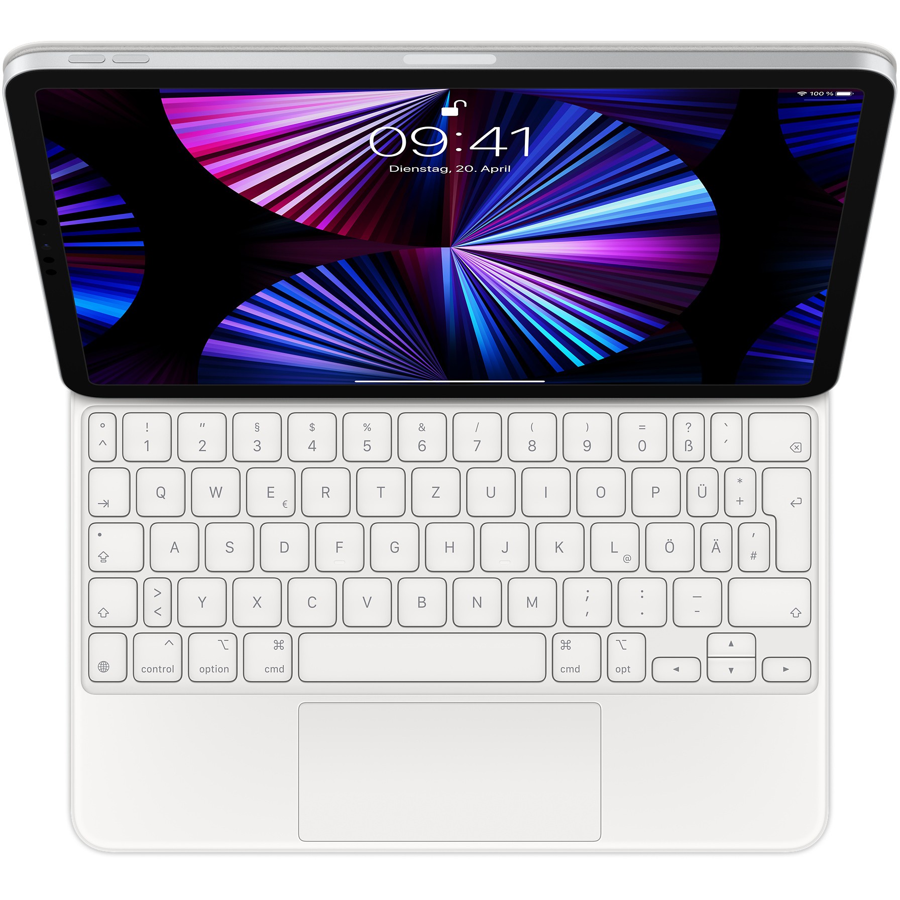 Apple Magic Keyboard iPad Pro 11 (2.,3.,4.Gen) iPad Air (4.,5.Gen) White (Deutsch)