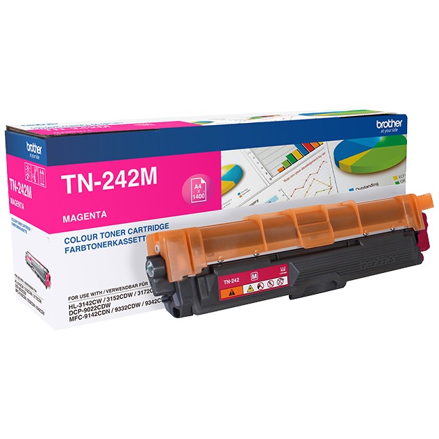 TON Brother Toner TN-242M Magenta bis zu 1.400 Seiten nach ISO/IEC 19798