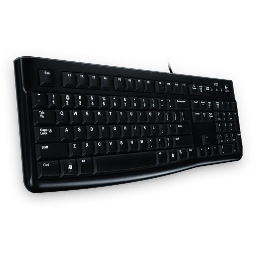 Logitech K120 USB black QWERTZ DE