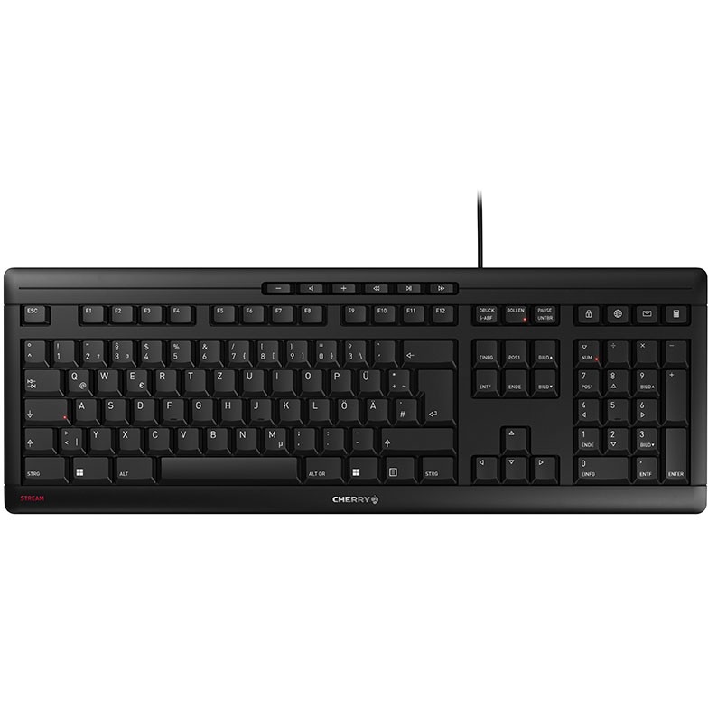 Cherry STREAM JK-8500 USB black QWERTZ DE