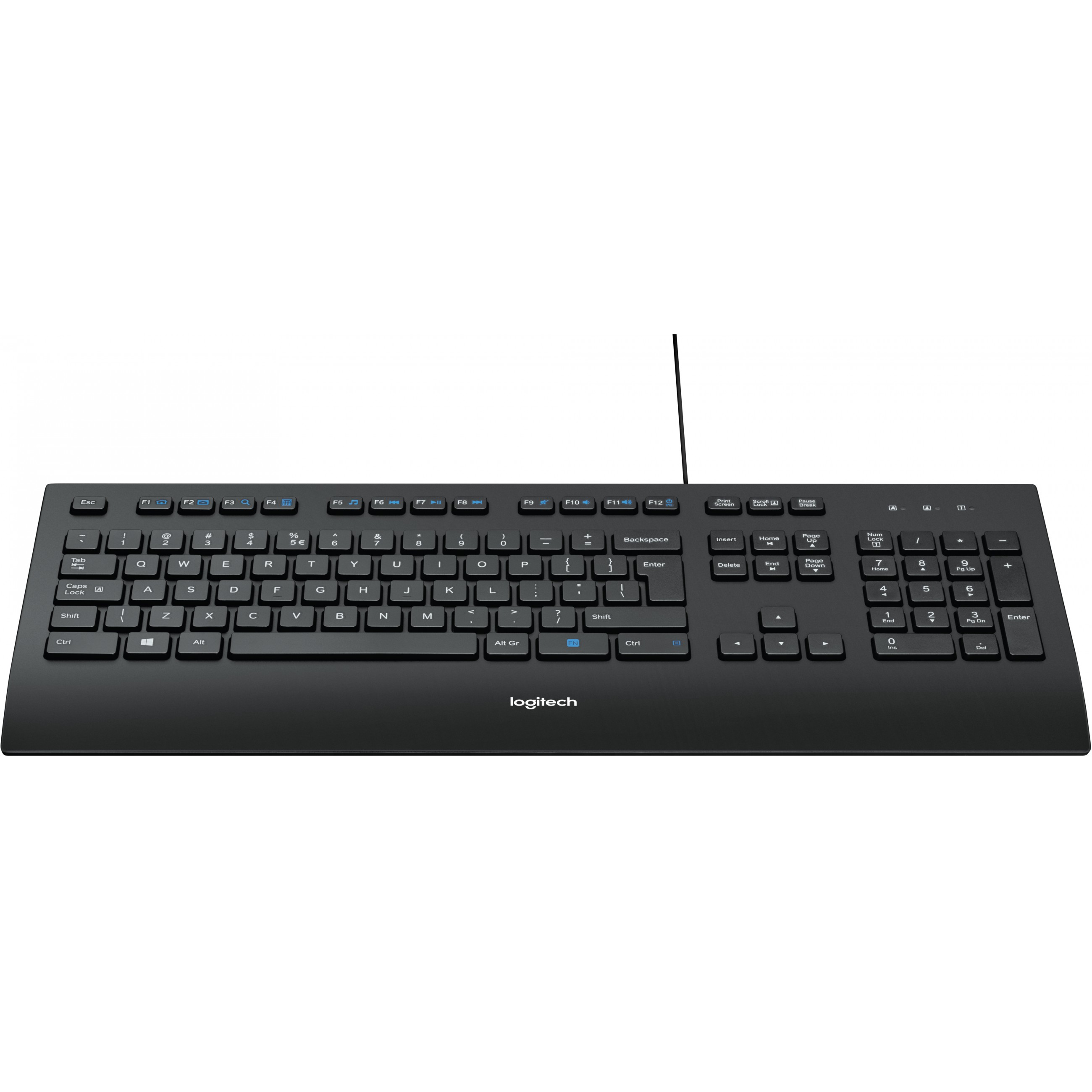 Logitech Corded K280e USB Layout QWERTY US