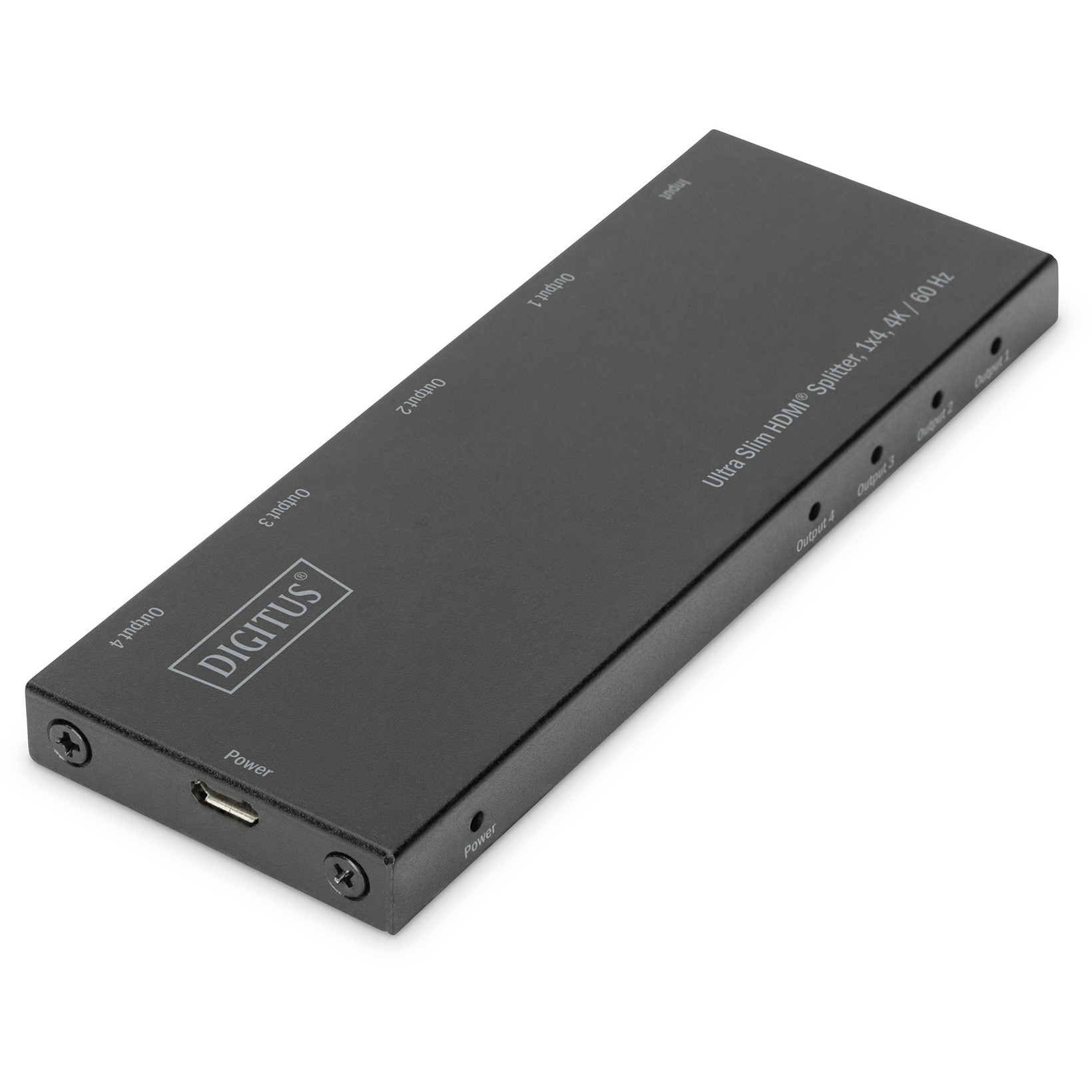 Adapter Ultra Slim 4K HDMI Audio/Video Splitter 4xHDMI DIGITUS